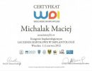 Maciej Michalak certyfikat